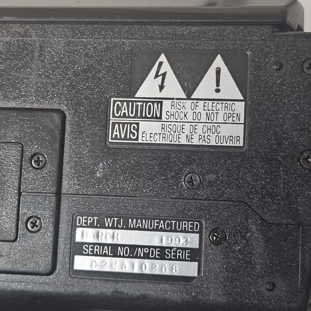 Panasonic Palmcorder PV42D Not Tested VHS-C X-20 Digital Zoom